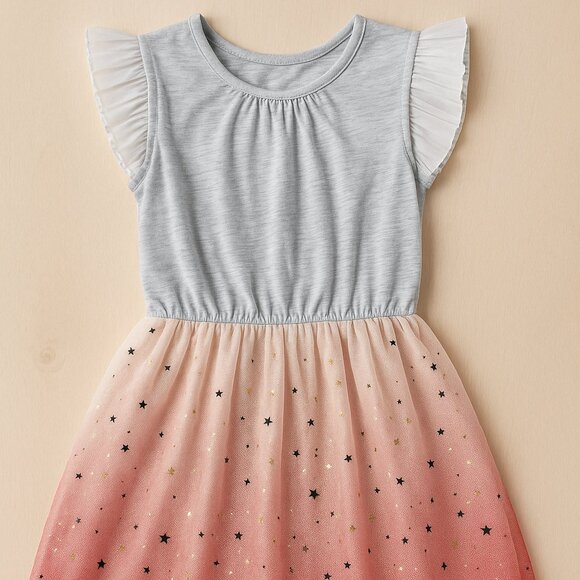 IMOGA Solid Jersey and Mesh Dress EUC - Picture 1 of 6